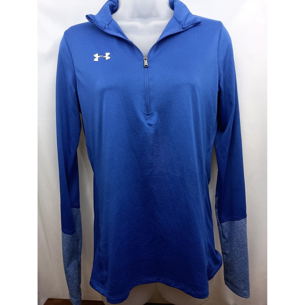 Under Armour S blue athletic athleisure long sleeve‎ workout casual pullover